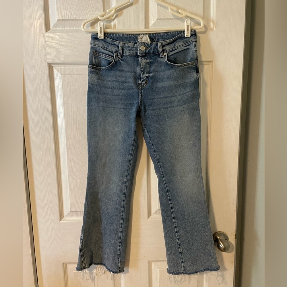 Free People Cropped Jeans